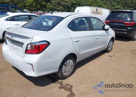 2024 Mitsubishi Mirage G4 Es/G4 Le/G4 Black Edition из США, поврежденный, VIN ML32FUFJ2RHF20381